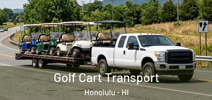 Golf Cart Transport Honolulu - HI