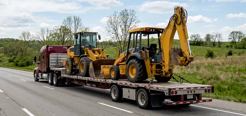 Loader and Backhoe Tractors Transport Honolulu